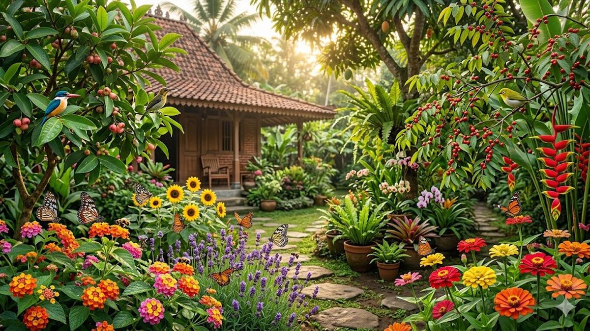 Aneka Tanaman yang Mengundang Kupu-kupu dan Burung, Dukung Ekosistem Lokal