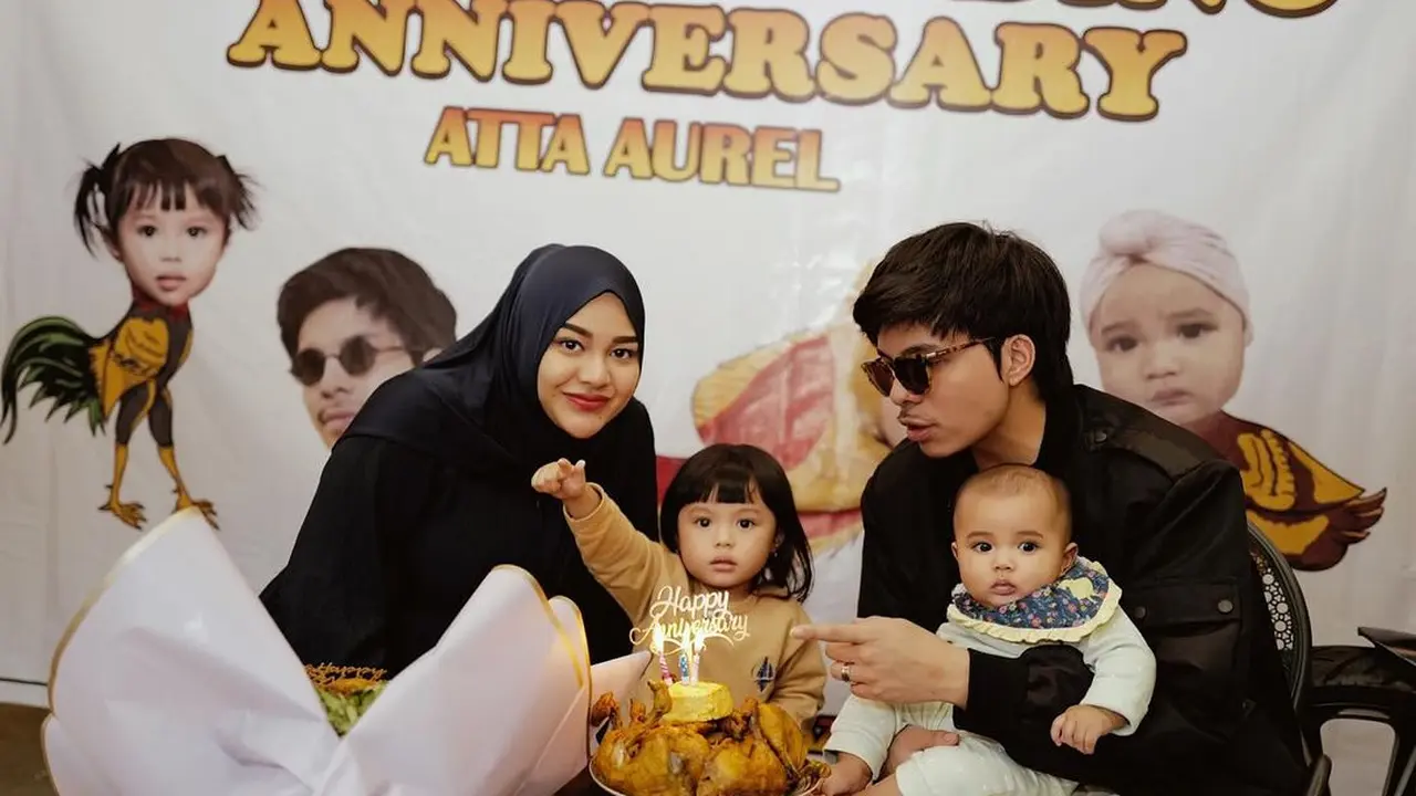 Atta Halilintar dan Aurel Hermansyah rayakan anniversary ke-3 (Instagram/attahalilintar)