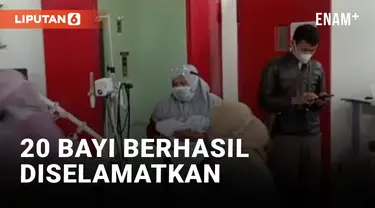 BERSYUKUR ADA 20 BAYI BARU LAHIR TERSELAMATKAN DARI KEBAKARAN RSUS BANDUNG KIWARI