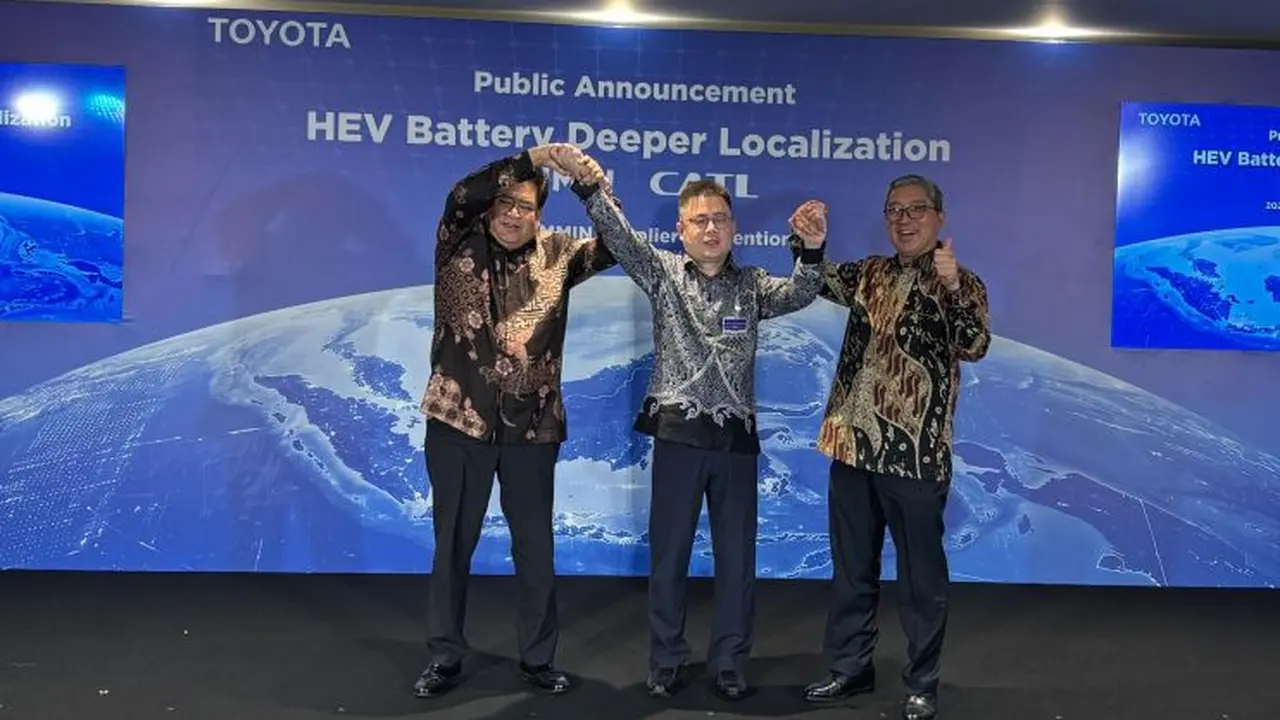 Kucurkan Investasi RP 1,3 T, Toyota Gandeng CATL Bikin Baterai Mobil Hybrid di Indonesia (Arief A/Liputan6.com)