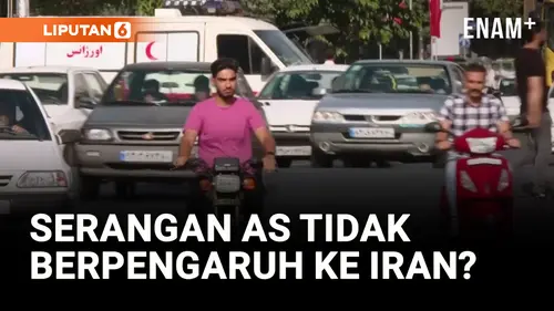 VIDEO: Usai Diserang Amerika, Aktivitas Iran Masih Berjalan Normal
