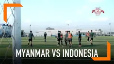 Timnas Indonesia U-22 akan menantang Myanmar dalam laga perdana Piala AFF 2019, di Olympic Stadium, Senin 18 Februari 2019.