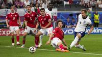 Inggris lebih dahulu unggul melalui Harry Kane. (AP Photo/Themba Hadebe)