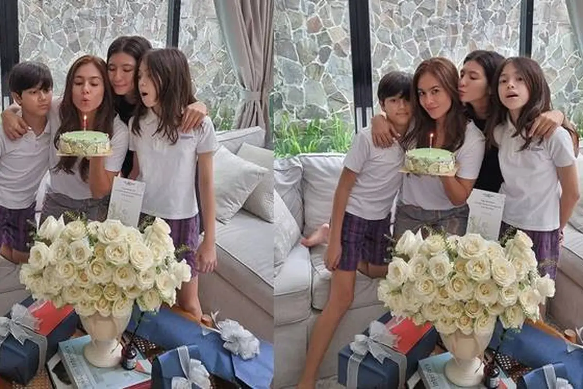 Dapat Kejutan dari Anak, Ini 6 Momen Ulang Tahun Wulan Guritno Ke 41