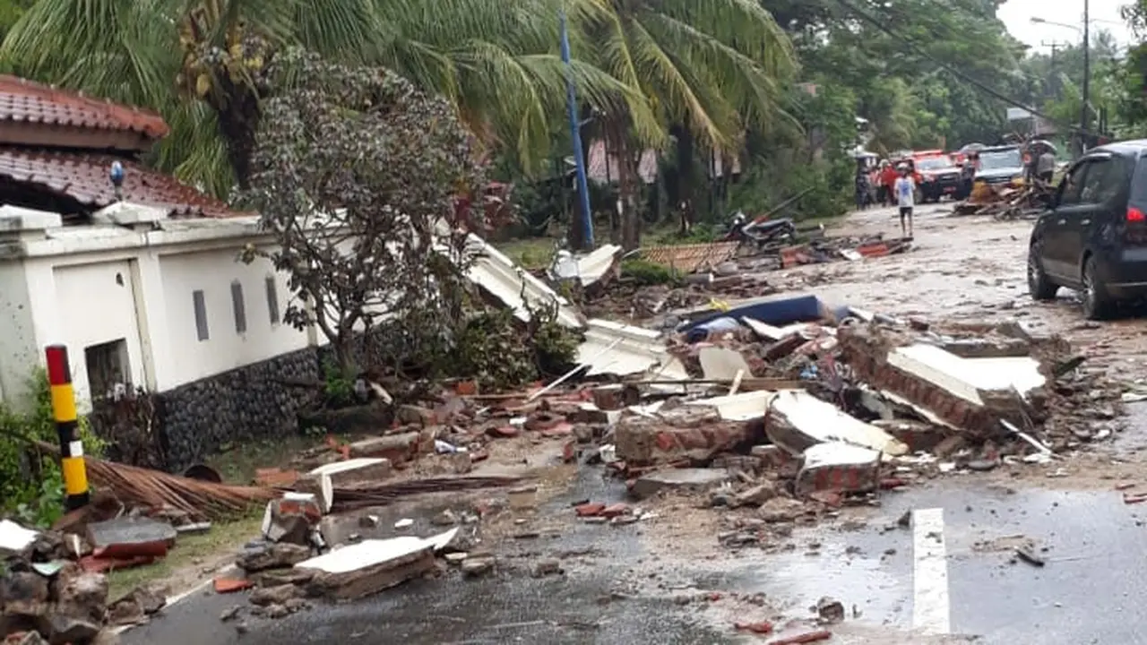 Kondisi akibat Tsunami Anyer di Pandeglang, Banten. Dok PLN