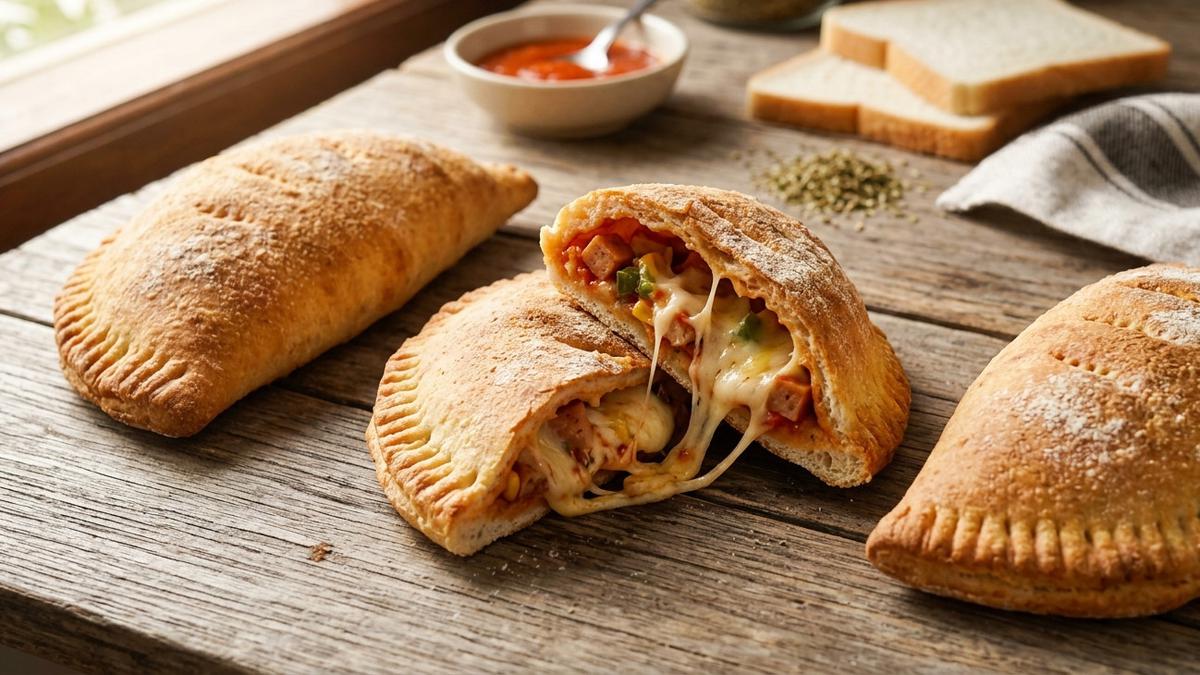 Cara Membuat Mini Calzone Pizza Roti Tawar yang Praktis, Renyah, dan Lumer di Mulut