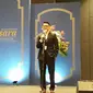 Managing Director Culture Royal Indoneaia Derrick Buntaran saat peluncuran Samisara The Grand Ballroom dan Function Rooms di Sopo Del Tower, Kuningan, Jakarta Selatan, Rabu (13/3/2019) (Liputan6.com/Komarudin)