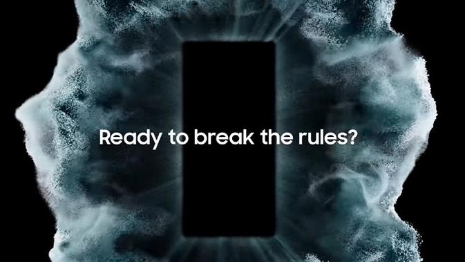 Teaser Samsung Galaxy Unpacked yang digelar Februari 2022. (Screenshot: YouTube Samsung)