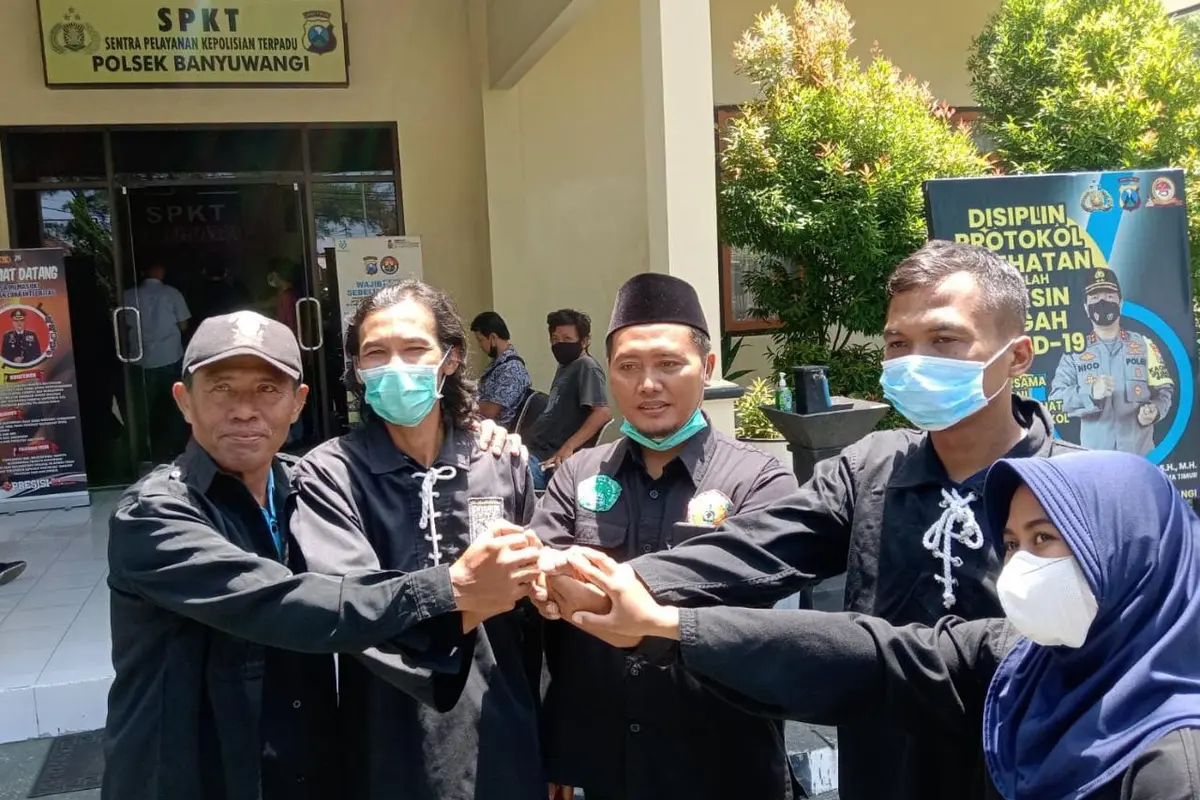 Dua perguruan silat di Banyuwangi PSHT dan Pagar Nusa melakukan deklarasi damai. (Istimewa)