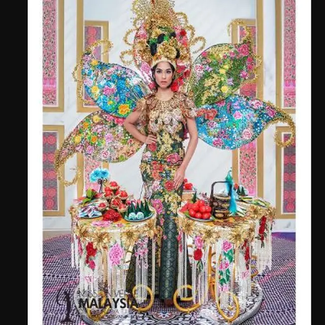 Uniknya Kostum Nasional Malaysia yang Sabet Gelar Terbaik di Miss Universe 2019
