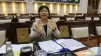 Calon Gubernur Bank Indonesia (BI) Destry Damayanti mengikuti uji kelayakan dan kepatutan (fit and proper test) bersama Komisi XI DPR di Kompleks Parlemen, Senayan, Jakarta, Rabu, 26 Agustus 2026. (KLY/ Arie Basuki)