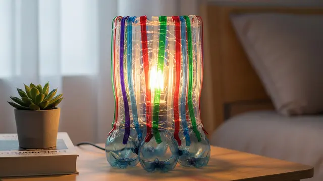 Botol Bekas untuk Lampu Tidur