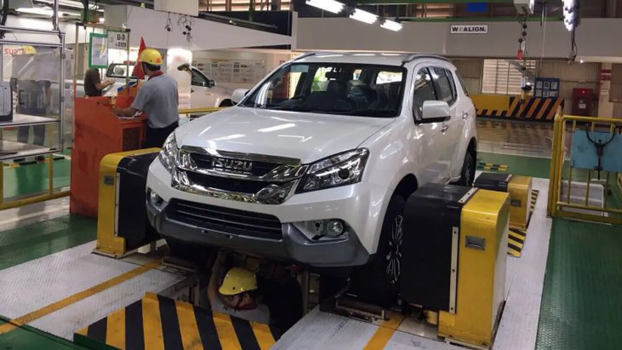 Pabrik Isuzu Samrong, Sehari Cetak 950 Mobil Kebutuhan Domestik