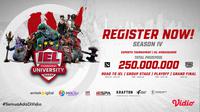Saksikan Gelaran IEL University Season 4 Eksklusif Hanya di Vidio. (Sumber : dok. vidio.com)
