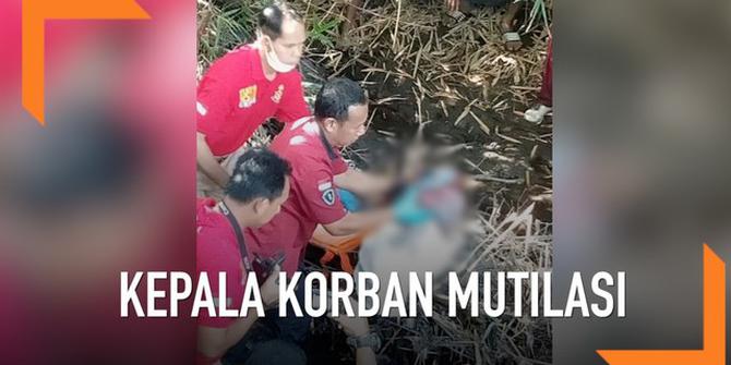 VIDEO: Detik-Detik Penemuan Kepala Korban Mutilasi dalam Koper