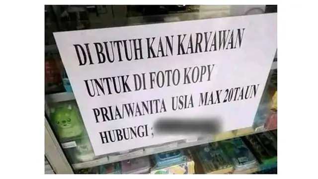 10 Potret Syarat Lowongan Kerja di Iklan Ini Bikin Tepuk Jidat, Tak Biasa