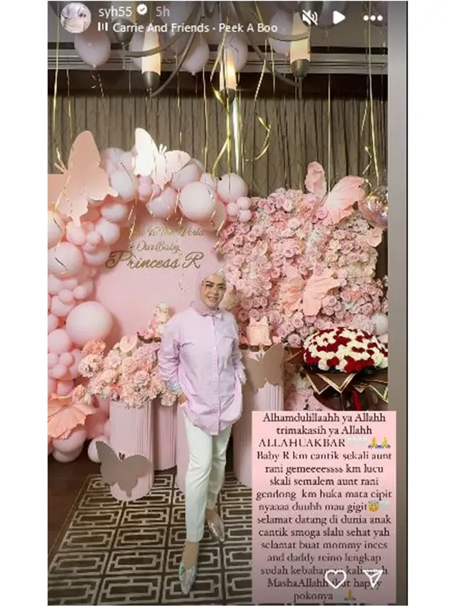 6 Potret Aisyahrani Ceritakan Paras Anak Syahrini, Mata Sipitnya Bikin Gemas