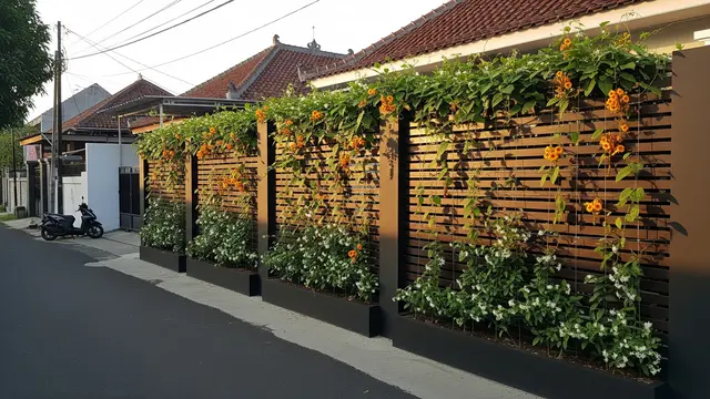 Desain Pagar Rumah Anti Pandang/ Ilustrasi AI