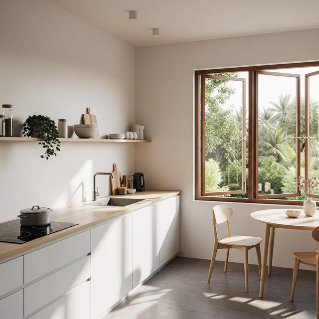 Desain Dapur Kecil Ukuran 3x3 Tapi Terasa Lega