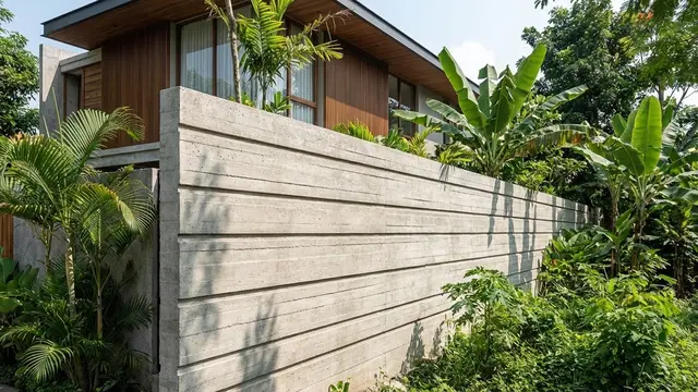 Model Pagar Garis Horizontal