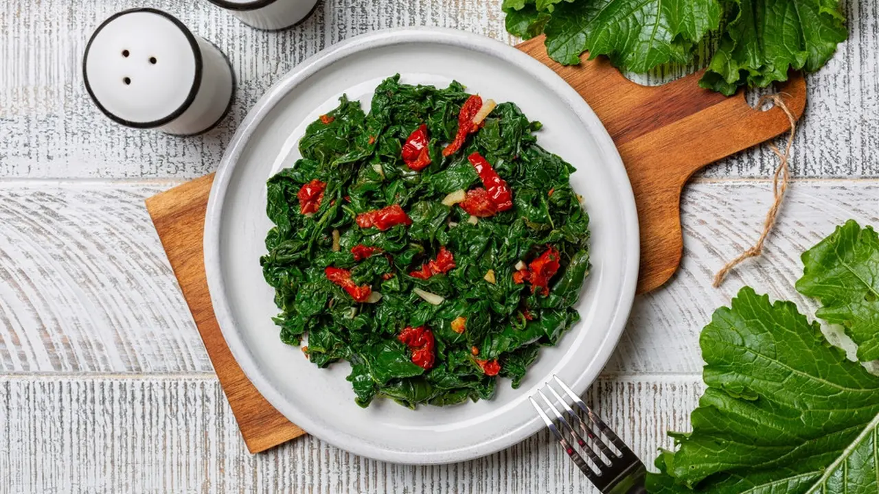 sayur kale sawi hijau