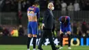 Barcelona dan Napoli akan kembali berhadapan di leg kedua play-off babak 16 besar Liga Europa di Stadio San Paolo, Jumat 25 Februari 2022. (AFP/Lluis Gene)