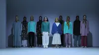 NURZAHRA dalam presentasi Indonesia Fashion Forward di Jakarta Fashion Week (JFW) 2022, 26 November 2021. (dok. Jakarta Fashion Week)