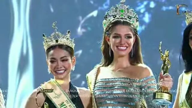 Wakil Indonesia, Andina Julie Masuk Top 3 Miss Grand International 2022