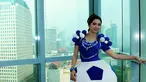 Pedangdut Aisha Muchtar saat berkunjung ke redaksi Liputan6.com, SCTV Tower, Jakarta, pada 15 November 2014. (Liputan6.com/Faisal R Syam)