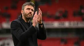 Manajer Manchester United, Michael Carrick. (Oli Scarff/AFP)