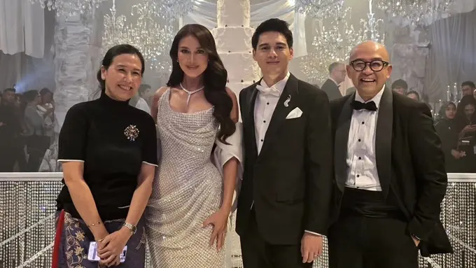 Gaya Pejabat dan Istri Pejabat Hadir Resepsi Luna Maya di Jakarta