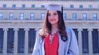 Tasya Kamila terlihat begitu manis saat lulus S2 di Columbia University. Ia tampak anggun dengan mengenakan kebaya warna merah. (Foto: instagram.com/tasyakamila)