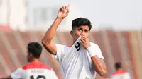 Selebrasi pemain Timnas Indonesia U-22, Muhammad Ramadhan Sananta, setelah mencetak gol ke gawang Timor Leste pada pertandingan ketiga Grup A SEA Games 2023 yang berlangsung di Olympic Stadium, Phnom Penh, Kamboja, Minggu (7/5/2023). (Bola.com/Abdul Aziz)