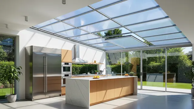 Model Atap Dapur Terbuka Sliding Buka Tutup Modern/Gemini AI