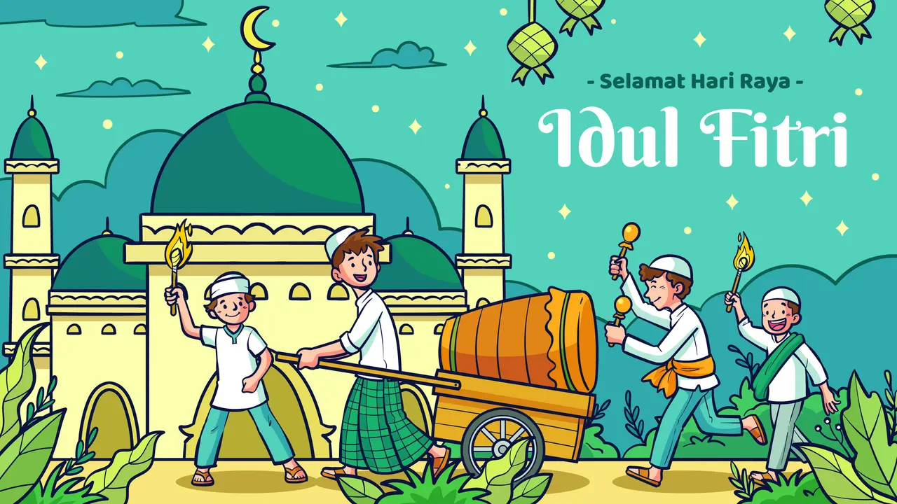 Ilustrasi Hari Raya Idulfitri