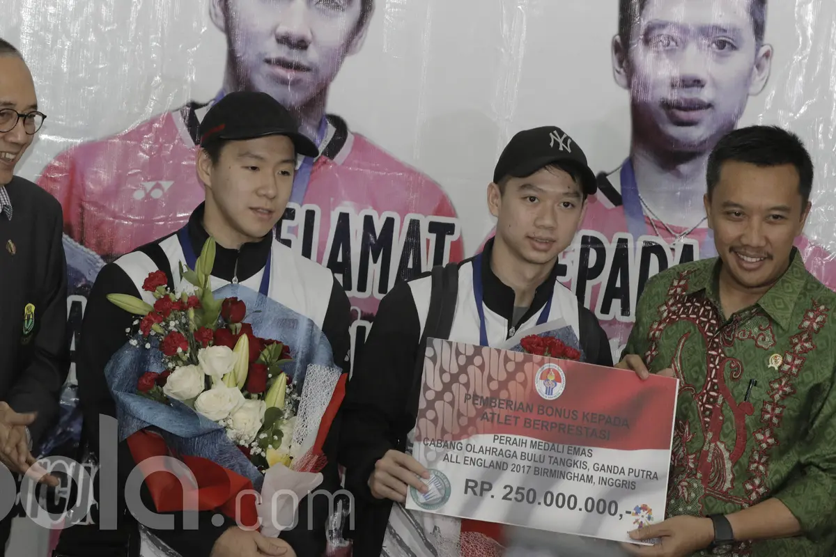 Raih Gelar All England, Kevin/Marcus Disambut Menpora 