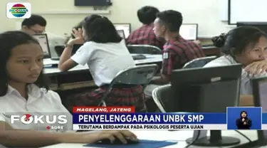 Pelaksanaan Ujian Nasional Berbasis Komputer atau UNBK tingkat smp berakhir besok. Namun sampai hari ini masih saja ditemukan kendala dalam server pusat.