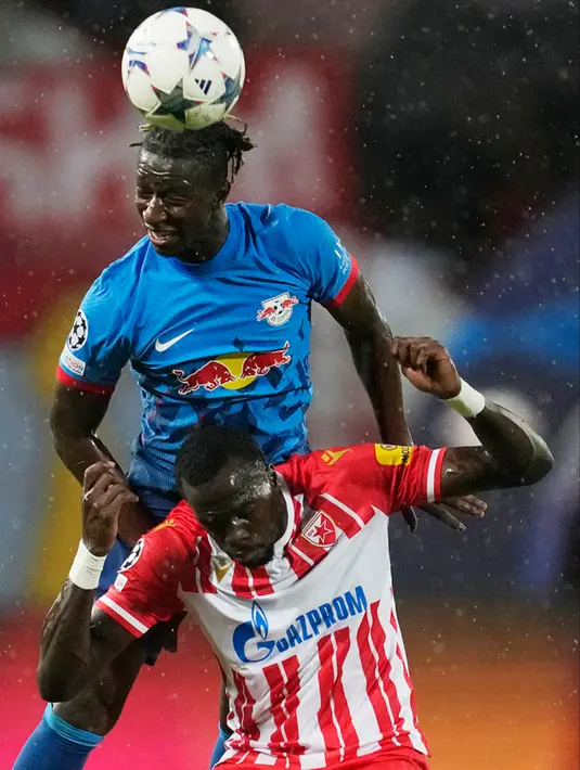 <p>RB Leipzig tergabung satu grup dengan Manchester City di Grup G. (AP Photo/Darko Vojinovic)</p>