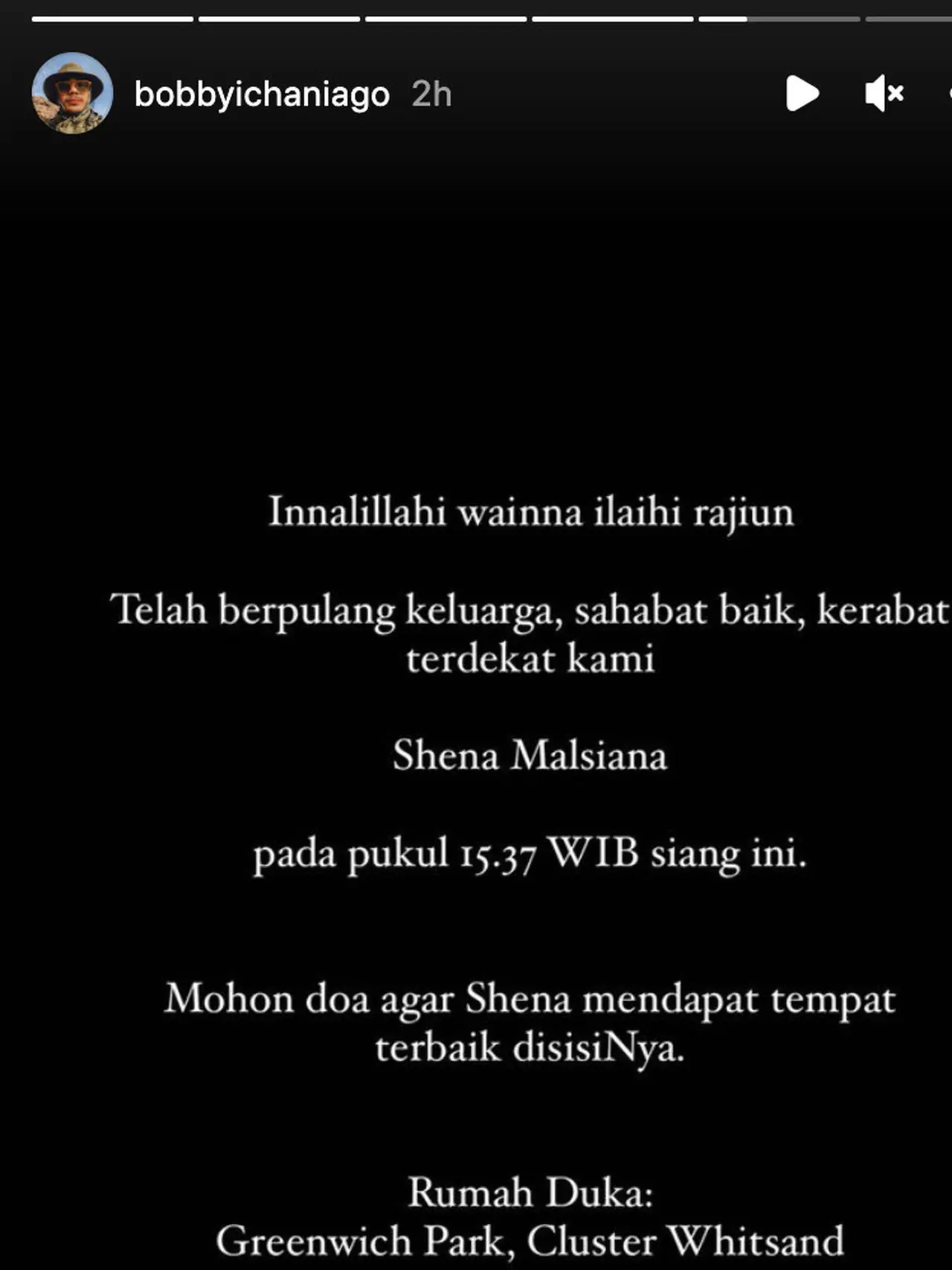 Shena Malsiana Alumni X Factor Indonesia Meninggal Dunia, Diduga Akibat