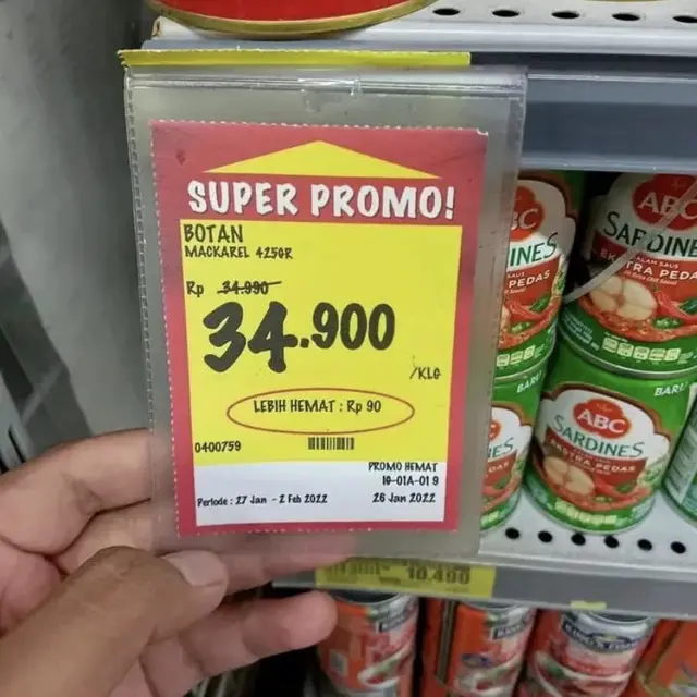 6 Penulisan Harga Nyeleneh Ini Bikin Pembeli Bingung, Harus Teliti