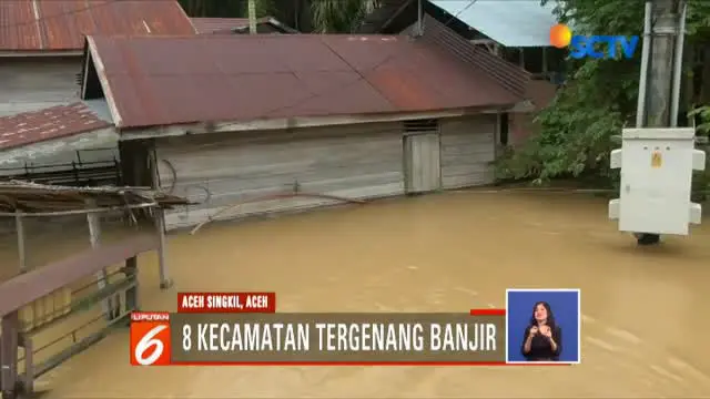 3 Kecamatan Terparah di Kabupaten Aceh Singkil Akibat Banjir