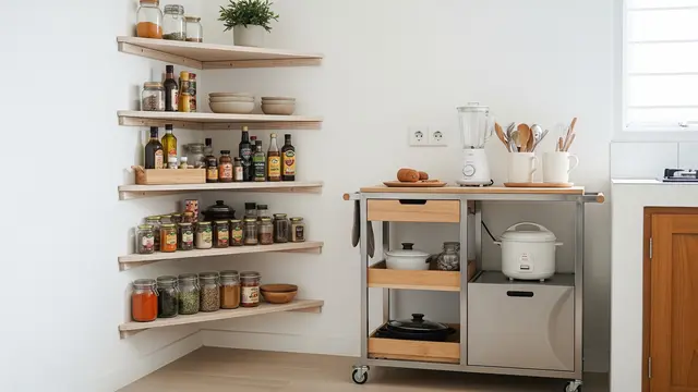 Dapur Sederhana Tanpa Kitchen Set