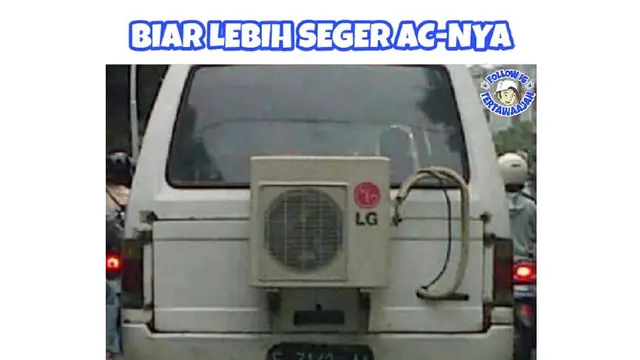 Ngakak, Ini Bukti Kreatifnya Orang Indonesia Manfaatkan Benda Tak Terpakai