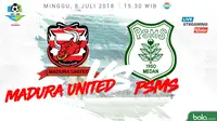 Liga 1 2018 Madura United Vs PSMS Medan (Bola.com/Adreanus Titus)