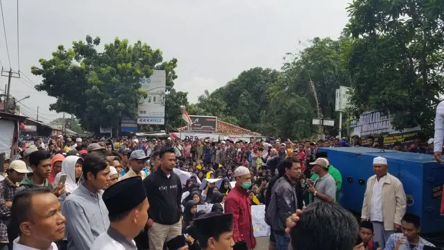 Demo Santri di Tangerang