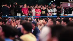 Nobar Timnas di Kantor Gubernur Jateng Meriah, Ahmad Luthfi: Mari Dukung Timnas Indonesia