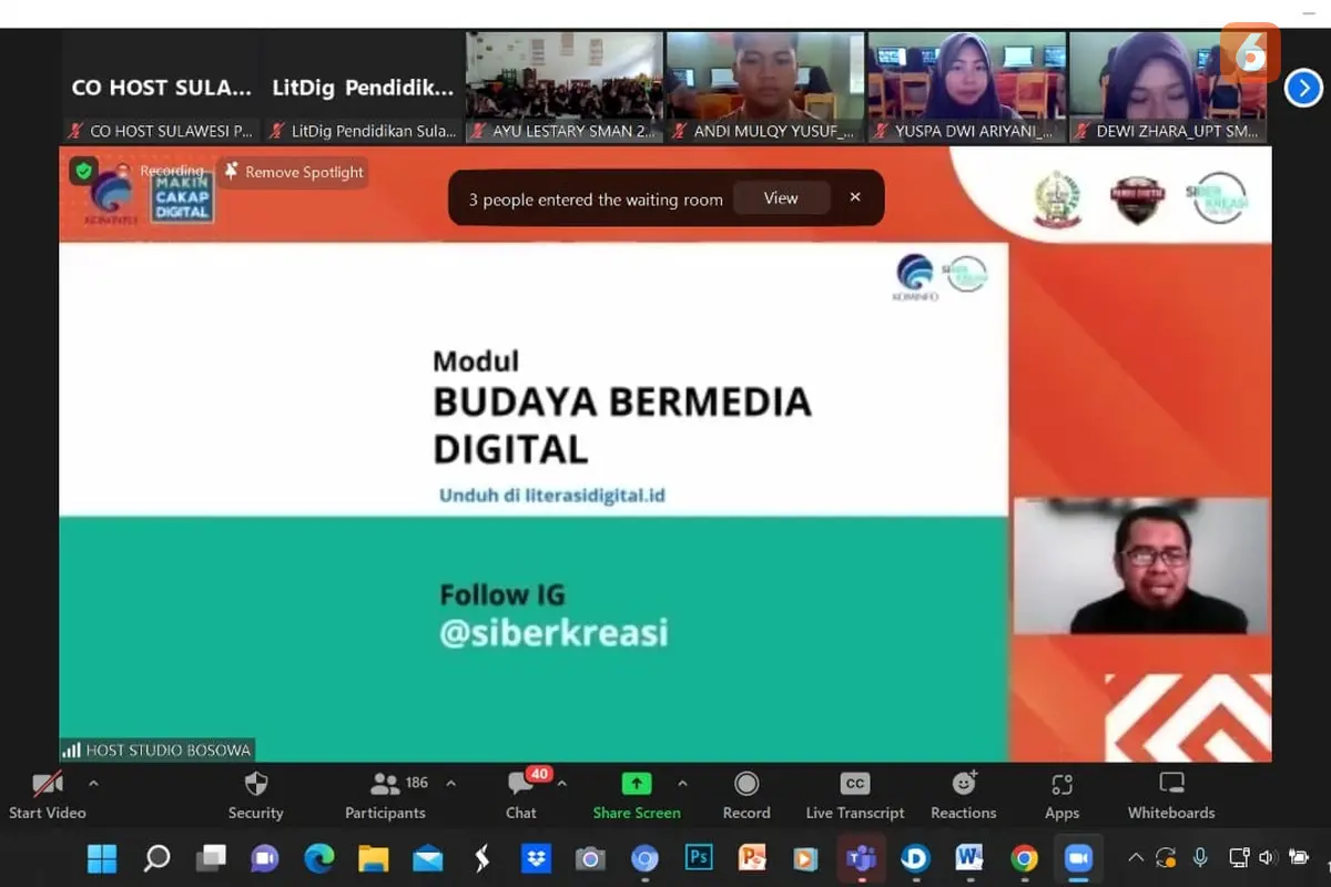 Siber Kreasi Ajak Peserta Didik Baru Paham Etika Bermedia