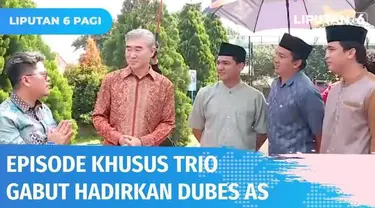 Sinetron ‘Trio Gabut Kursus Iman’ akan memiliki satu episode spesial yang mengangkat kisah tentang nilai-nilai hidup beragama. Episode khusus ini menghadirkan Duta Besar Amerika Serikat untuk Indonesia, Sung Yong Kim.