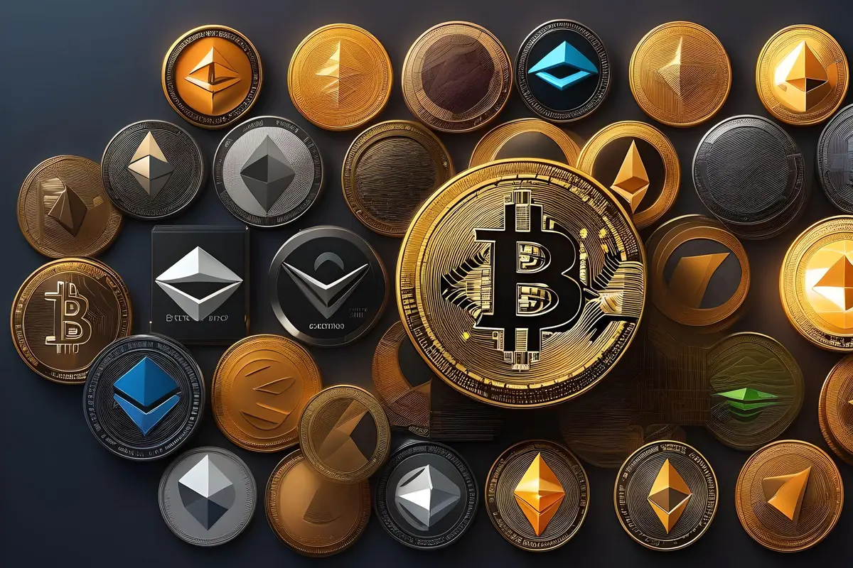 Ilustrasi Kripto. (Foto By AI)