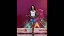 Menjadi kebanggaan tersendiri bagi Amelia Puspita bisa mengalahkan ratusan wanita cantik Yogyakarta,(31/8/14). (Liputan6.com/Miftahul Hayat)